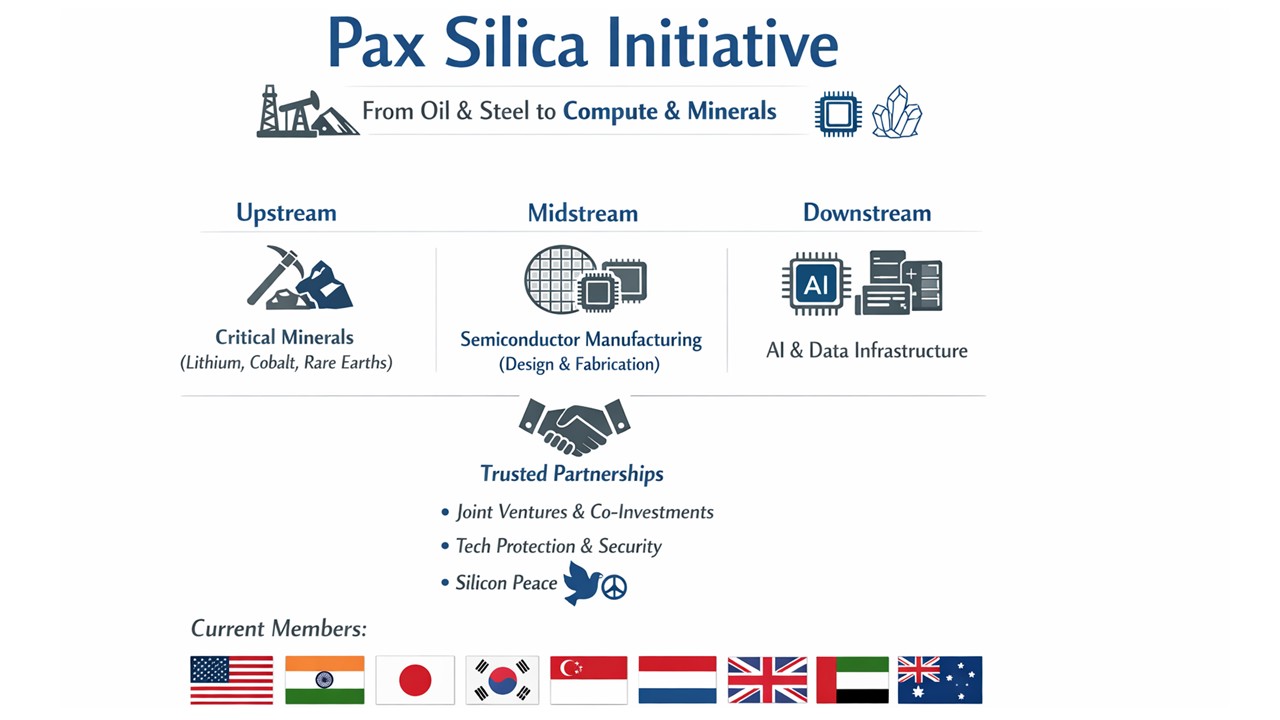 Pax Silica Initiative: India Joins U.S.-led Alliance to Secure Global AI & Semiconductor Supply Chains
